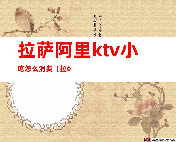 拉萨阿里ktv小吃怎么消费(拉萨商务KTV)