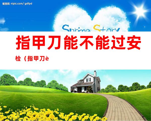 指甲刀能不能过安检(指甲刀能不能过安检火车)