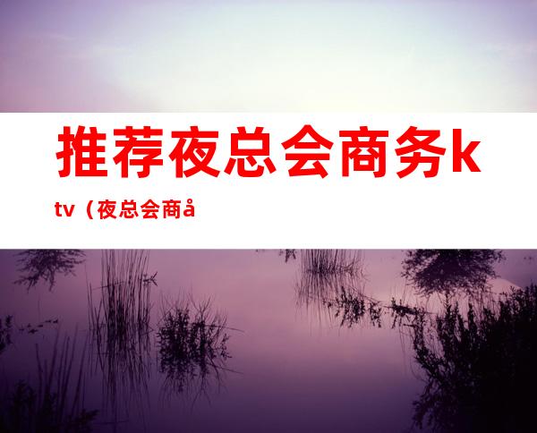 推荐夜总会商务ktv(夜总会商务场)