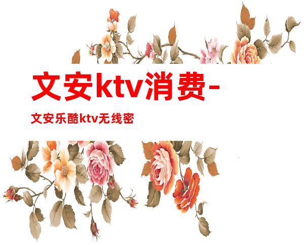 文安ktv消费-文安乐酷ktv无线密码是什么