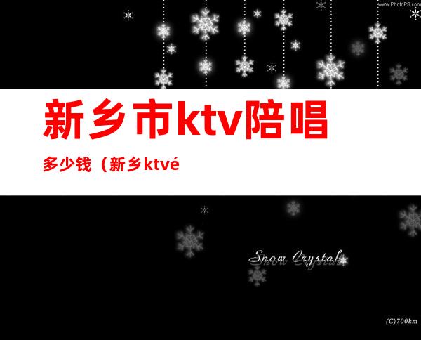 新乡市ktv陪唱多少钱(新乡ktv陪唱价格)