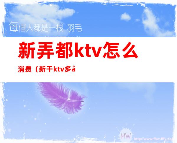 新弄都ktv怎么消费(新干ktv多少钱)