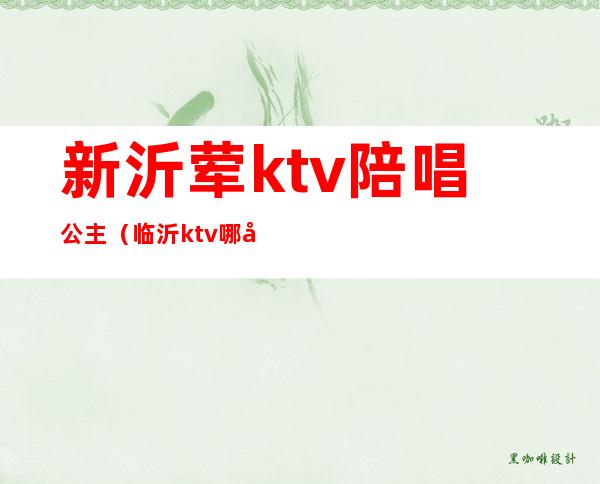 新沂荤ktv陪唱公主(临沂ktv哪家有公主)