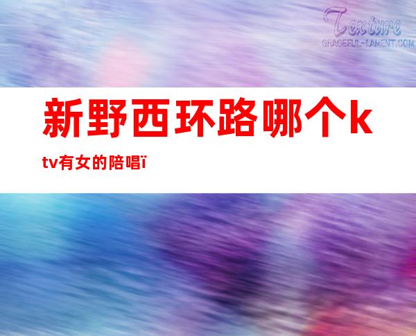 新野西环路哪个ktv有女的陪唱(新野ktv包房电话)