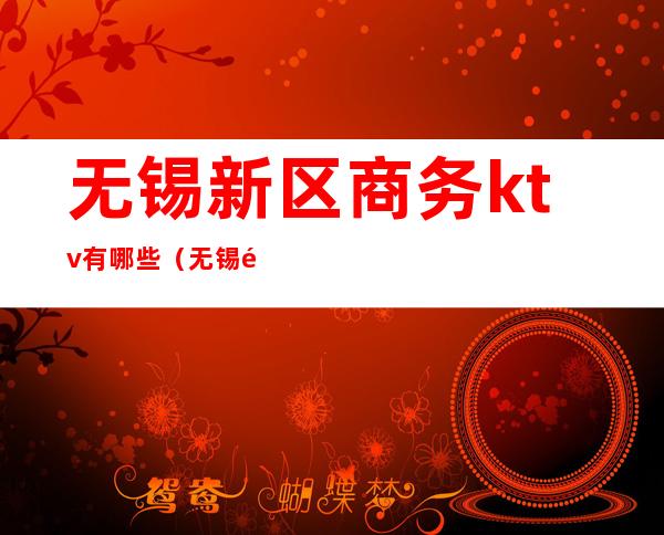 无锡新区商务ktv有哪些(无锡高端KTV)