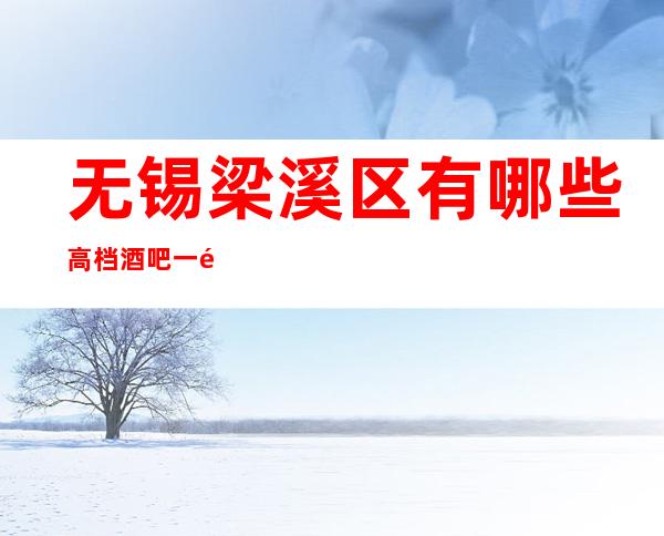 无锡梁溪区有哪些高档酒吧一金沙会酒吧怎么样？