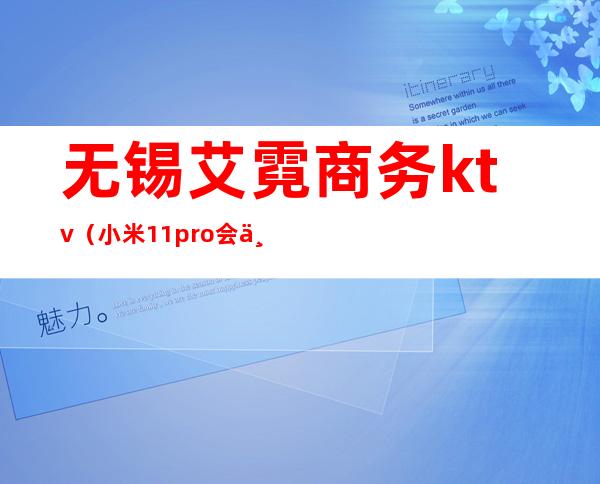无锡艾霓商务ktv(小米11pro会不会屏下摄像头)