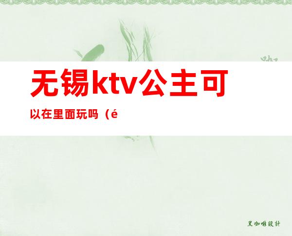 无锡ktv公主可以在里面玩吗(附近带公主的ktv)