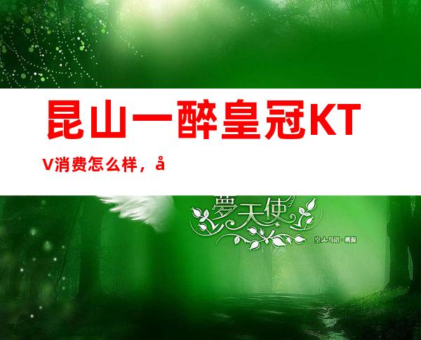 昆山一醉皇冠KTV消费怎么样，包厢低消-人均消费多少。