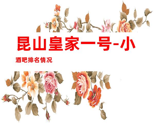 昆山皇家一号-小酒吧排名情况/小酒吧有哪些好玩