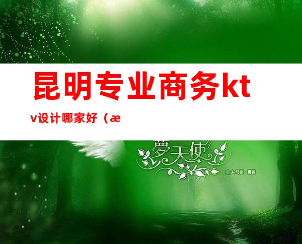 昆明专业商务ktv设计哪家好（昆明商务ktv哪个好）