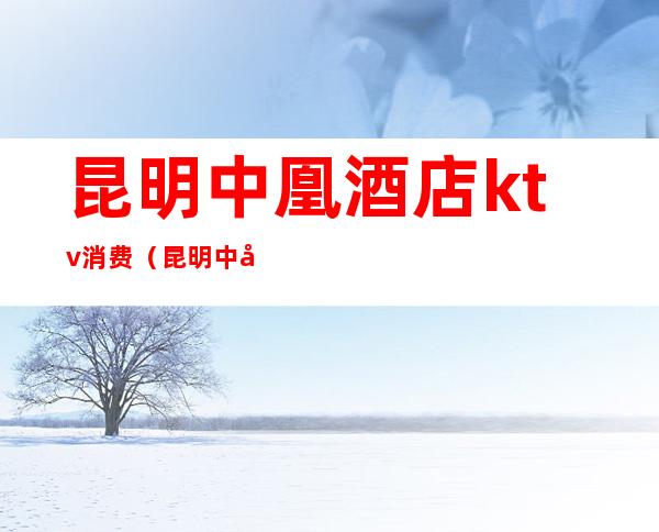 昆明中凰酒店ktv消费(昆明中凰酒店ktv消费多少)