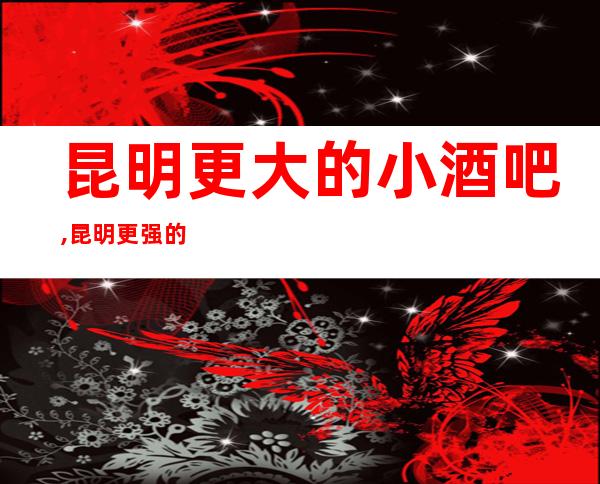 昆明更大的小酒吧 ,昆明更强的四大酒吧