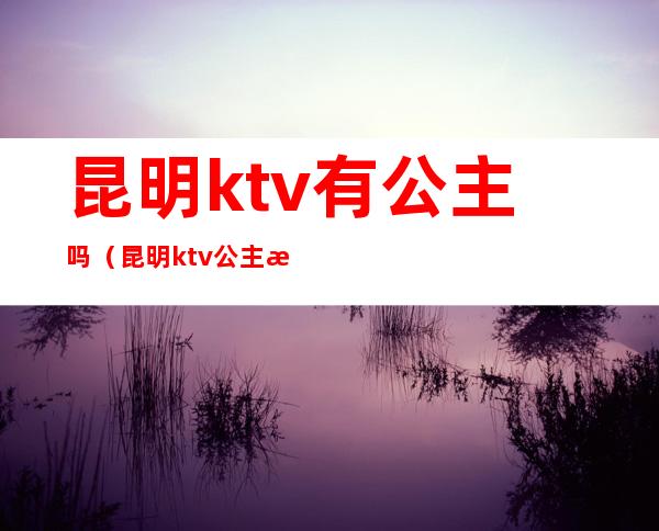 昆明ktv有公主吗(昆明ktv公主收费标准)