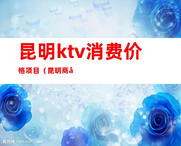 昆明ktv消费价格项目(昆明商务ktv价格)