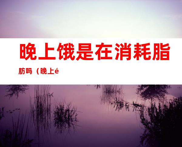 晚上饿是在消耗脂肪吗(晚上饿是在消耗脂肪)