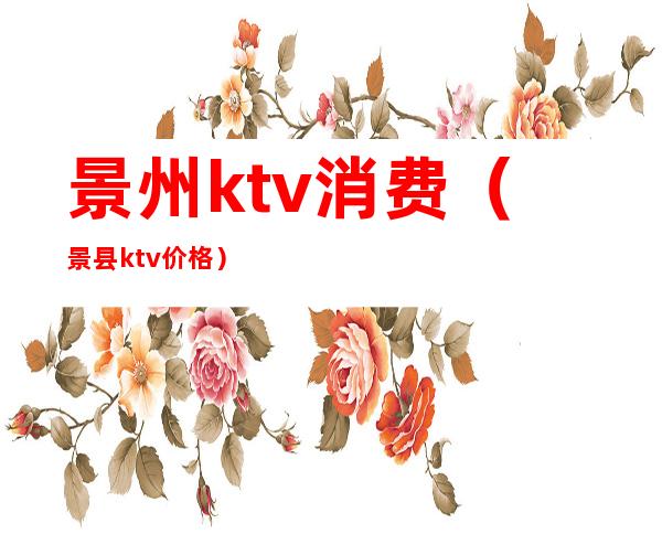 景州ktv消费(景县ktv价格)