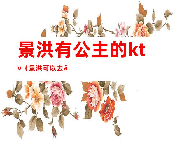 景洪有公主的ktv(景洪可以去吗)