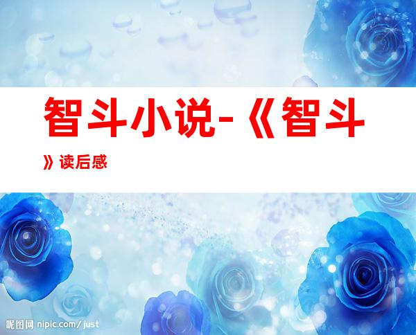 智斗小说-《智斗》读后感