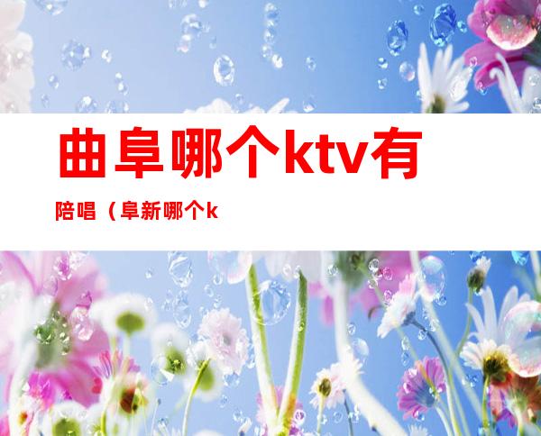 曲阜哪个ktv有陪唱（阜新哪个ktv陪唱好）