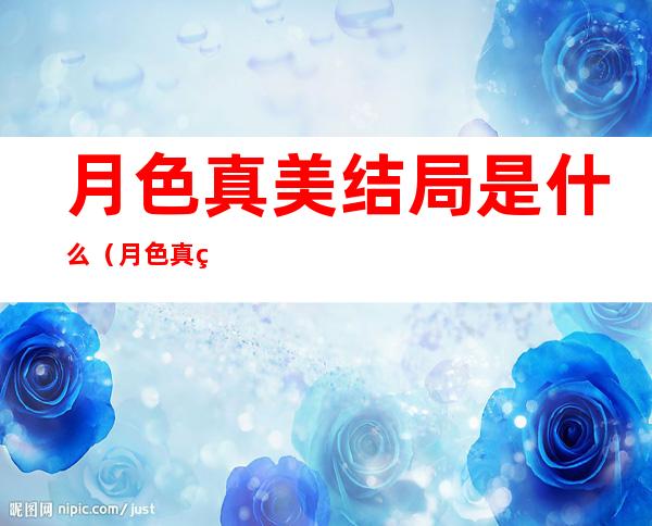 月色真美结局是什么（月色真美结局是什么意思）