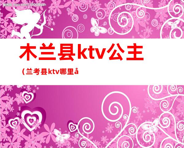 木兰县ktv公主(兰考县ktv哪里公主好)