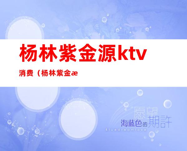 杨林紫金源ktv消费(杨林紫金源ktv消费高吗)