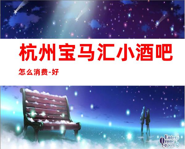 杭州宝马汇小酒吧怎么消费-好玩不贵宝马汇酒吧。