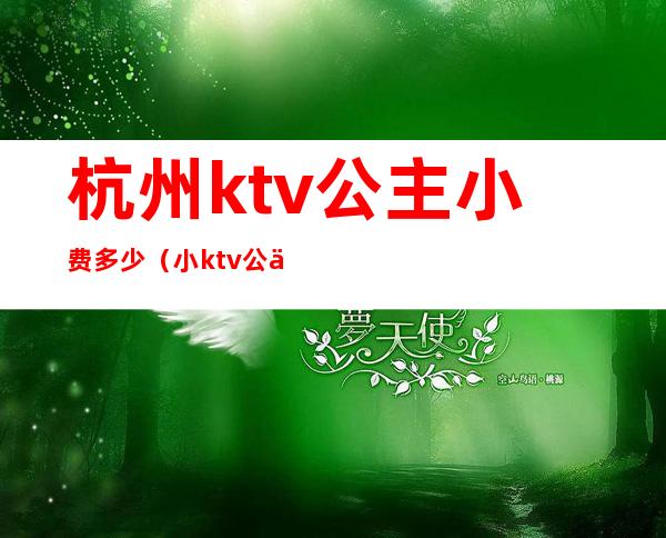 杭州ktv公主小费多少(小ktv公主怎么收费)
