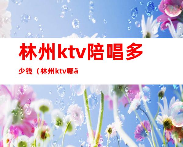 林州ktv陪唱多少钱（林州ktv哪个好）