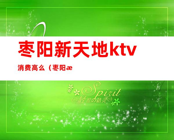 枣阳新天地ktv消费高么(枣阳新天地夜总会消费怎么样)