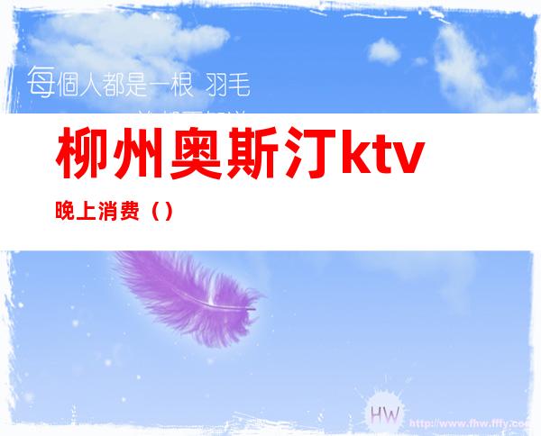 柳州奥斯汀ktv晚上消费（）