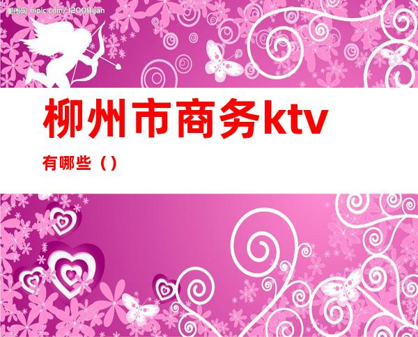 柳州市商务ktv有哪些()