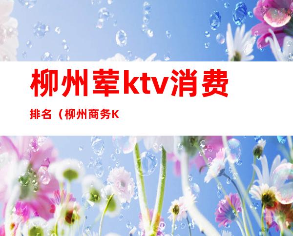 柳州荤ktv消费排名(柳州商务Ktv有哪些)