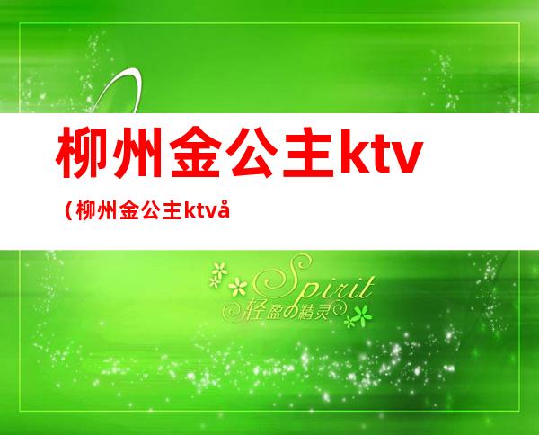 柳州金公主ktv(柳州金公主ktv图片)