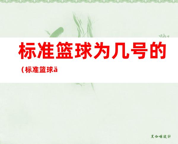 标准篮球为几号的(标准篮球为几号的?)