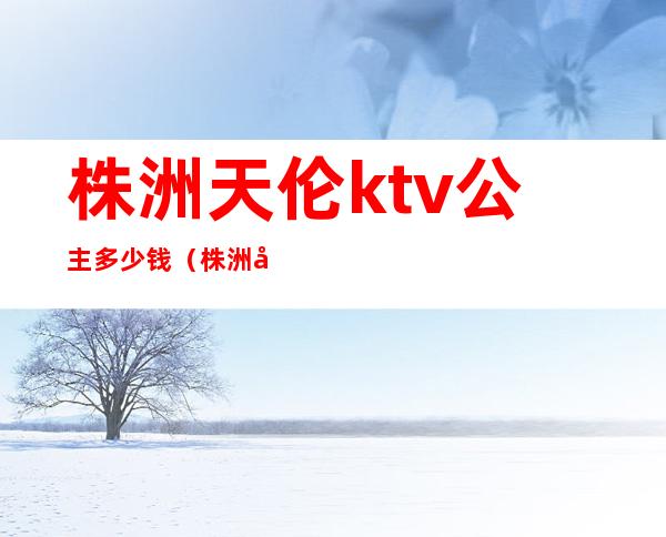 株洲天伦ktv公主多少钱（株洲哪个ktv有公主）
