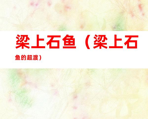 梁上石鱼(梁上石鱼的超渡)