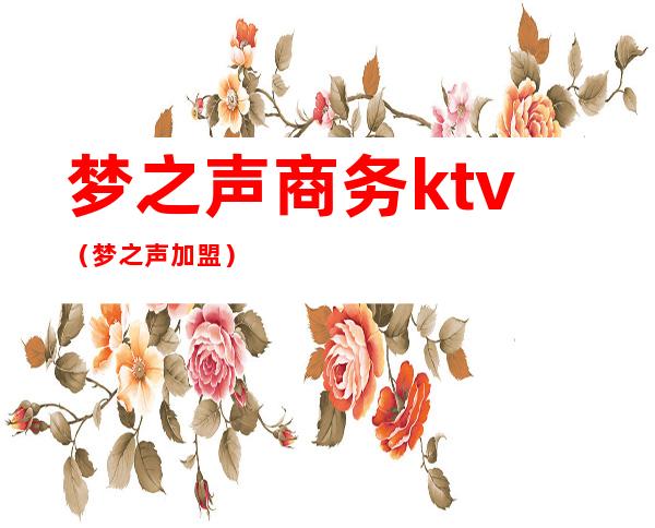 梦之声商务ktv(梦之声加盟)