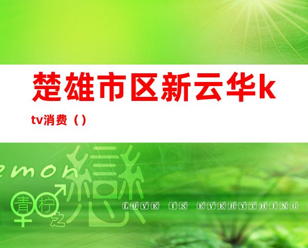 楚雄市区新云华ktv消费()