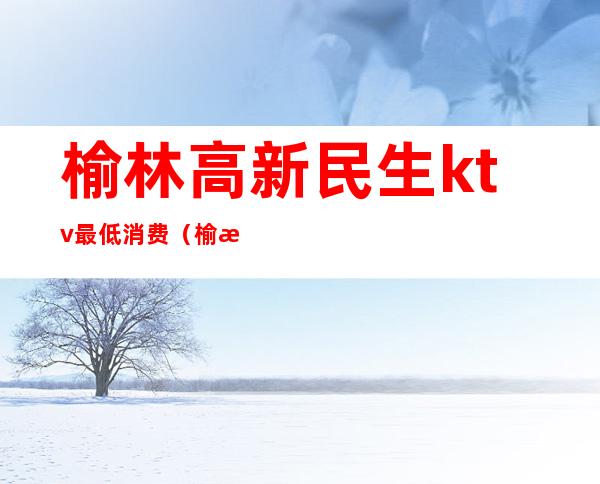 榆林高新民生ktv最低消费（榆林好玩的ktv）