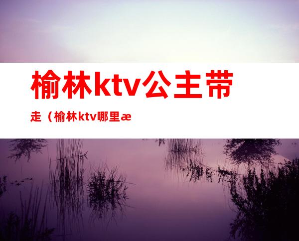 榆林ktv公主带走(榆林ktv哪里有公主)