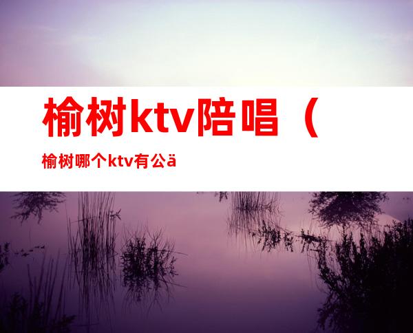 榆树ktv陪唱（榆树哪个ktv有公主）