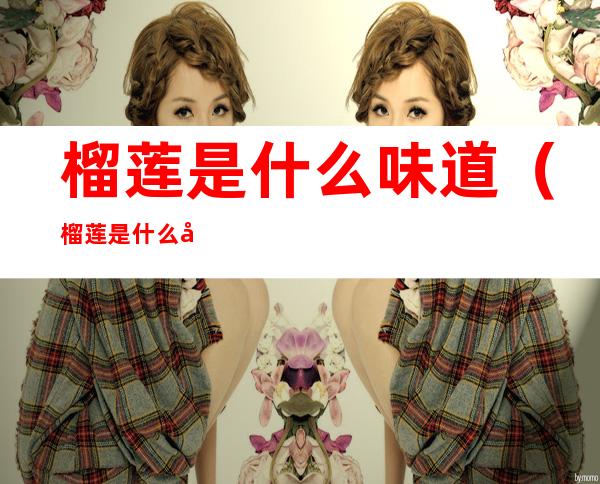 榴莲是什么味道(榴莲是什么味道泡面三国)