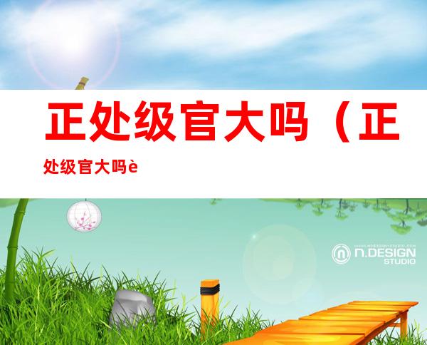 正处级官大吗（正处级官大吗职务工资）