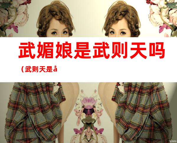 武媚娘是武则天吗(武则天是叫武媚娘吗)