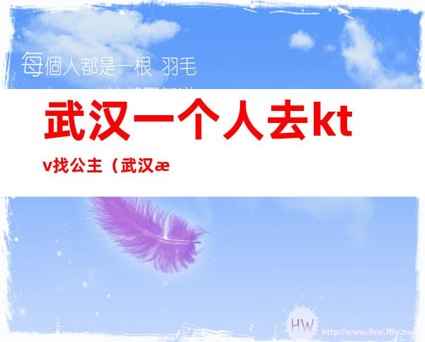 武汉一个人去ktv找公主(武汉有公主的KTV)
