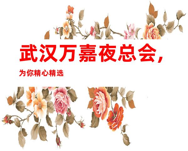 武汉万嘉夜总会,为你精心精选的武汉更高夜总会