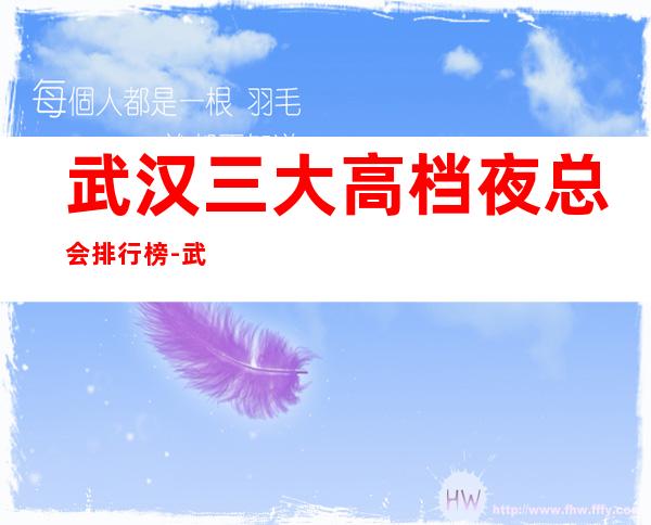 武汉三大高档夜总会排行榜-武汉夜总会订房热 线