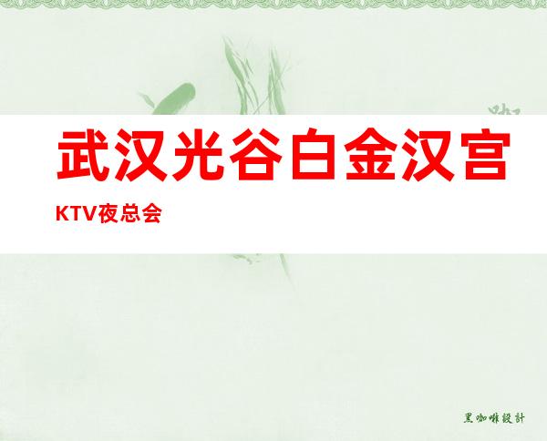 武汉光谷白金汉宫KTV夜总会